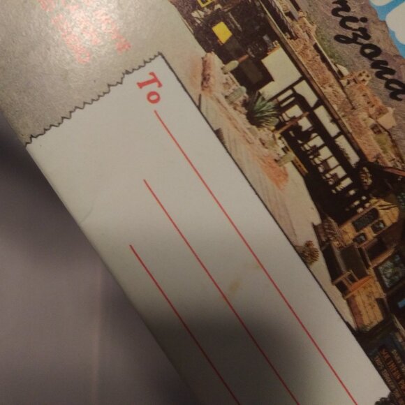 Old Tucson Arizona Souvenir Folder postcards with flaws - Picture 14 of 16